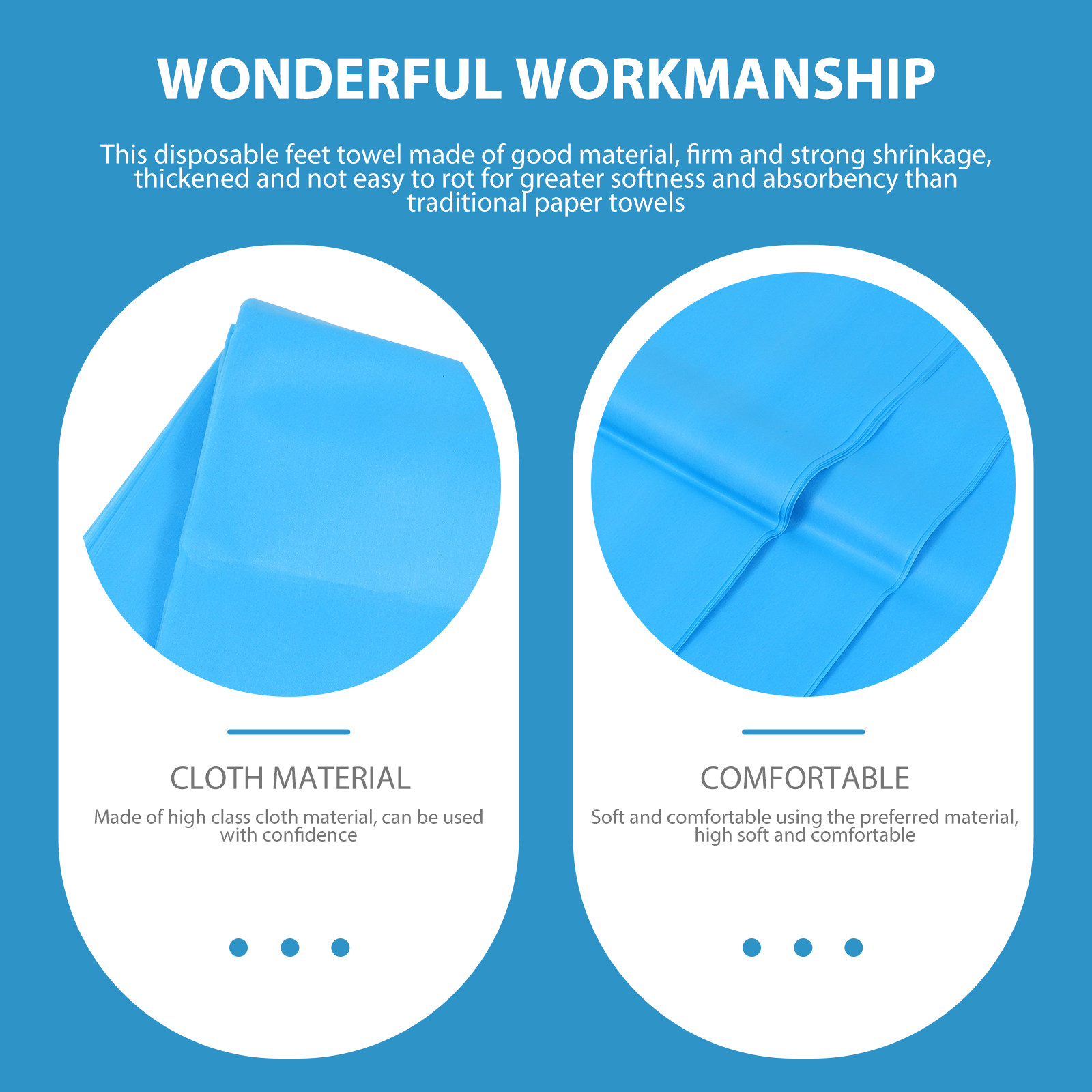 100Sheets Disposable Feet Towe - đánh giá và giá Spa Towel