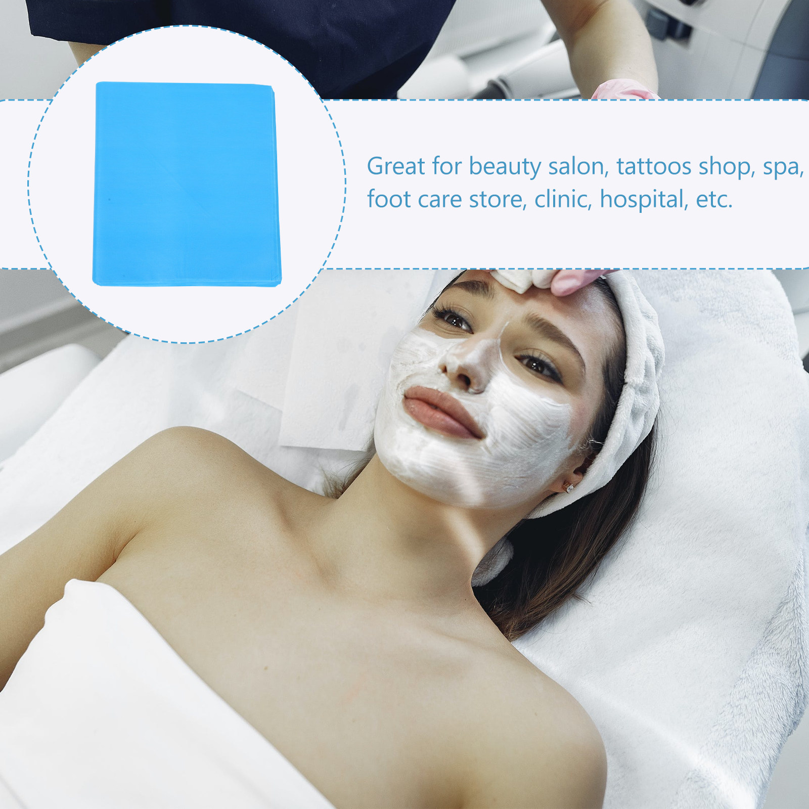 100Sheets Disposable Feet Towe - đánh giá và giá Spa Towel