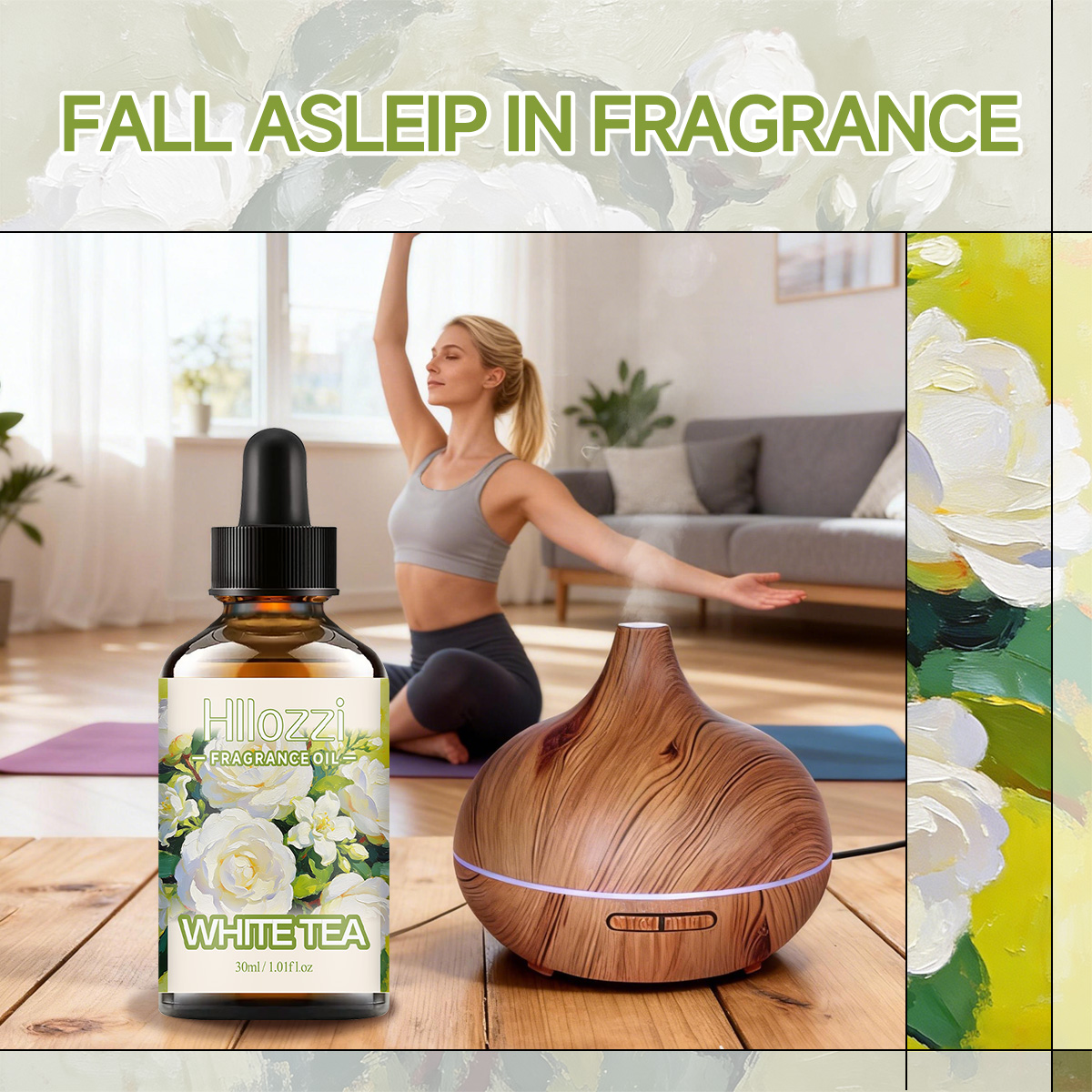 White Tea Fragrance Oil, Fresh - đánh giá và giá Aromatherapy Diffuser