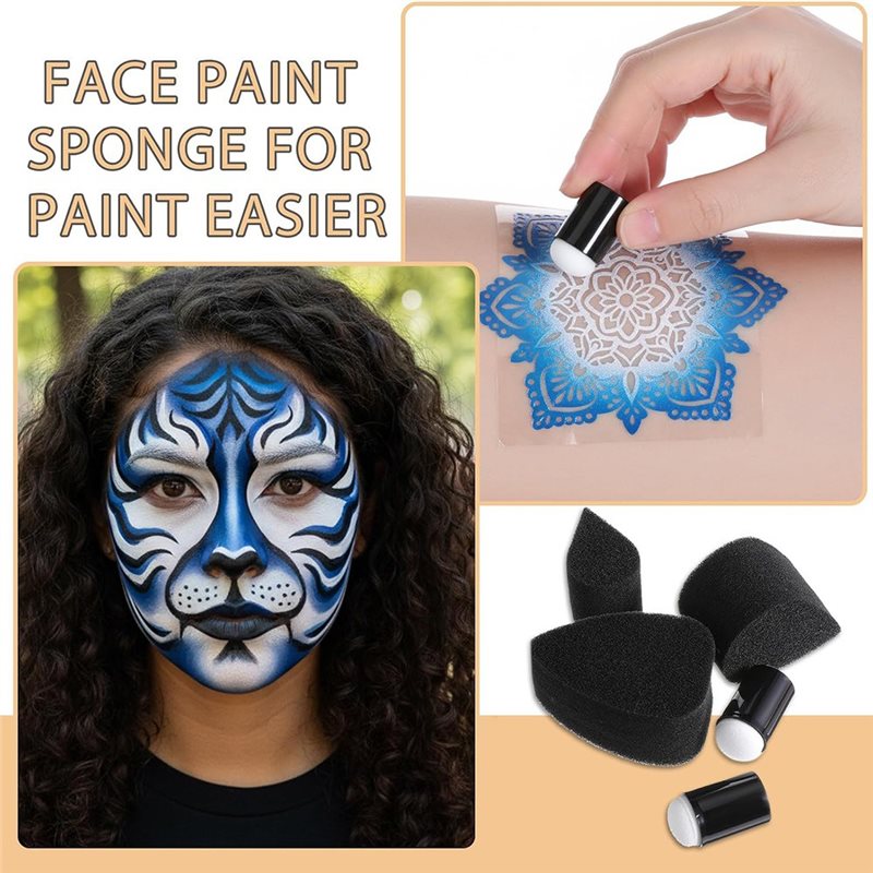ABGH-12Pcs Face Painting Brush - đánh giá và giá Body Brush