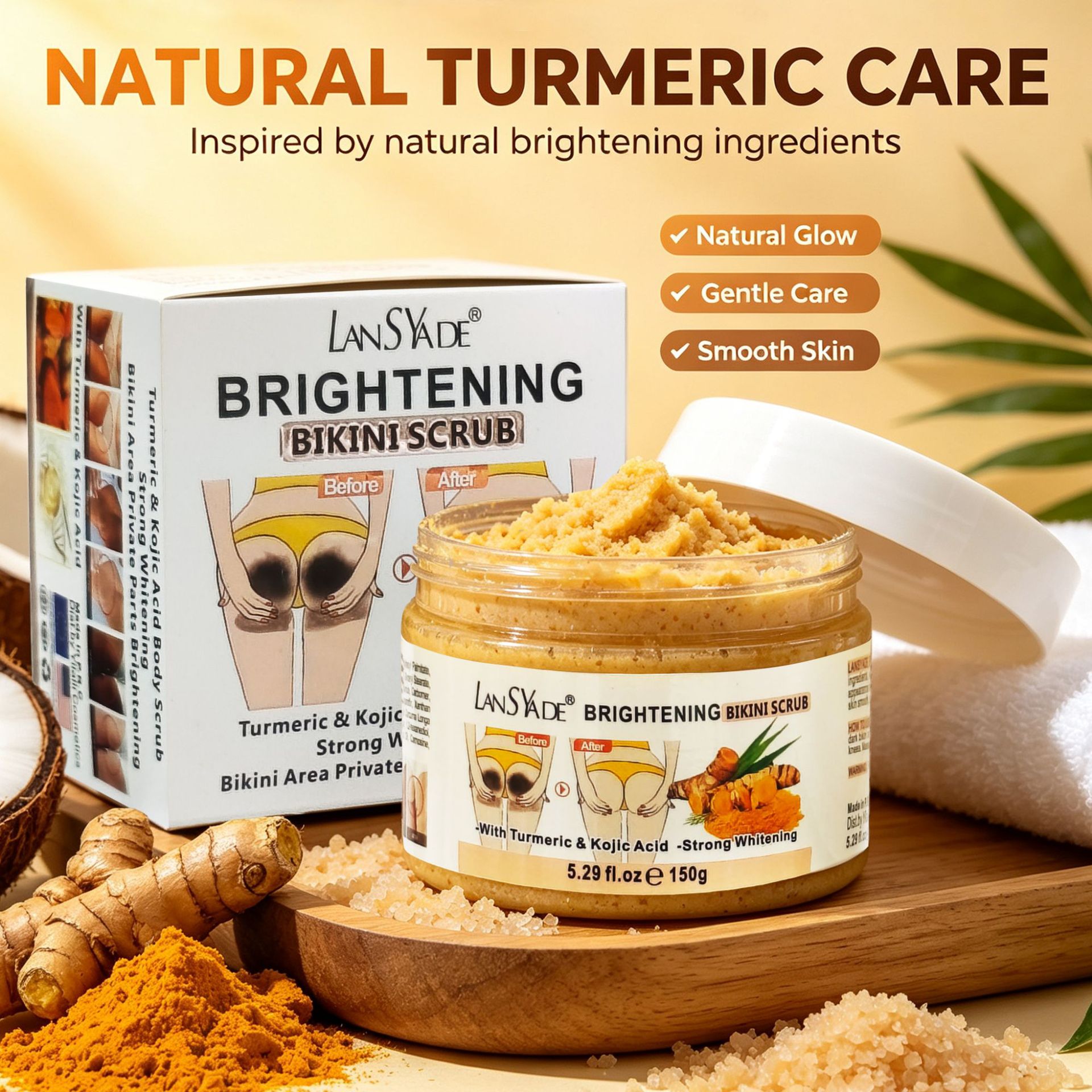 Turmeric Scrub 150g Deep Clean - đánh giá và giá Bath Salts