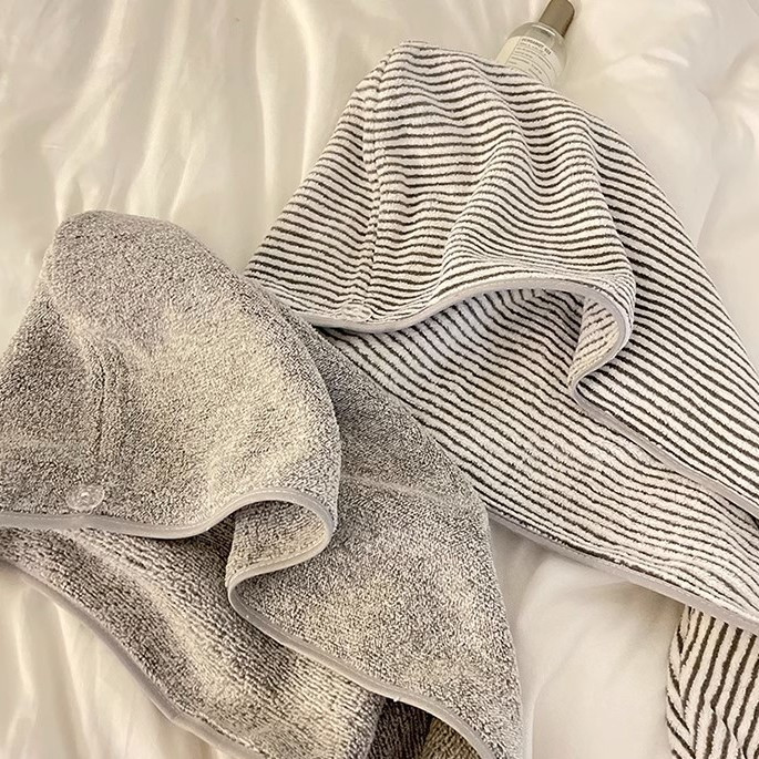 Microfiber Striped Hair Drying - đánh giá và giá Spa Towel